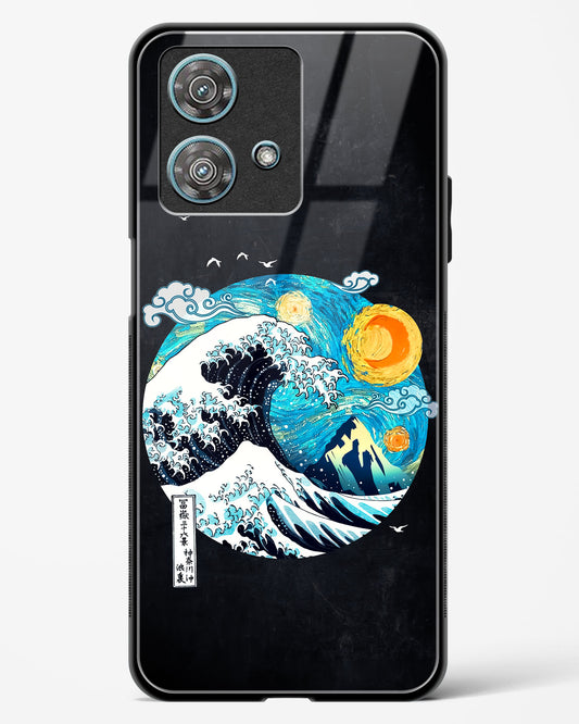 Starry Wave Glass Phone Case-Motorola Edge 40 Neo