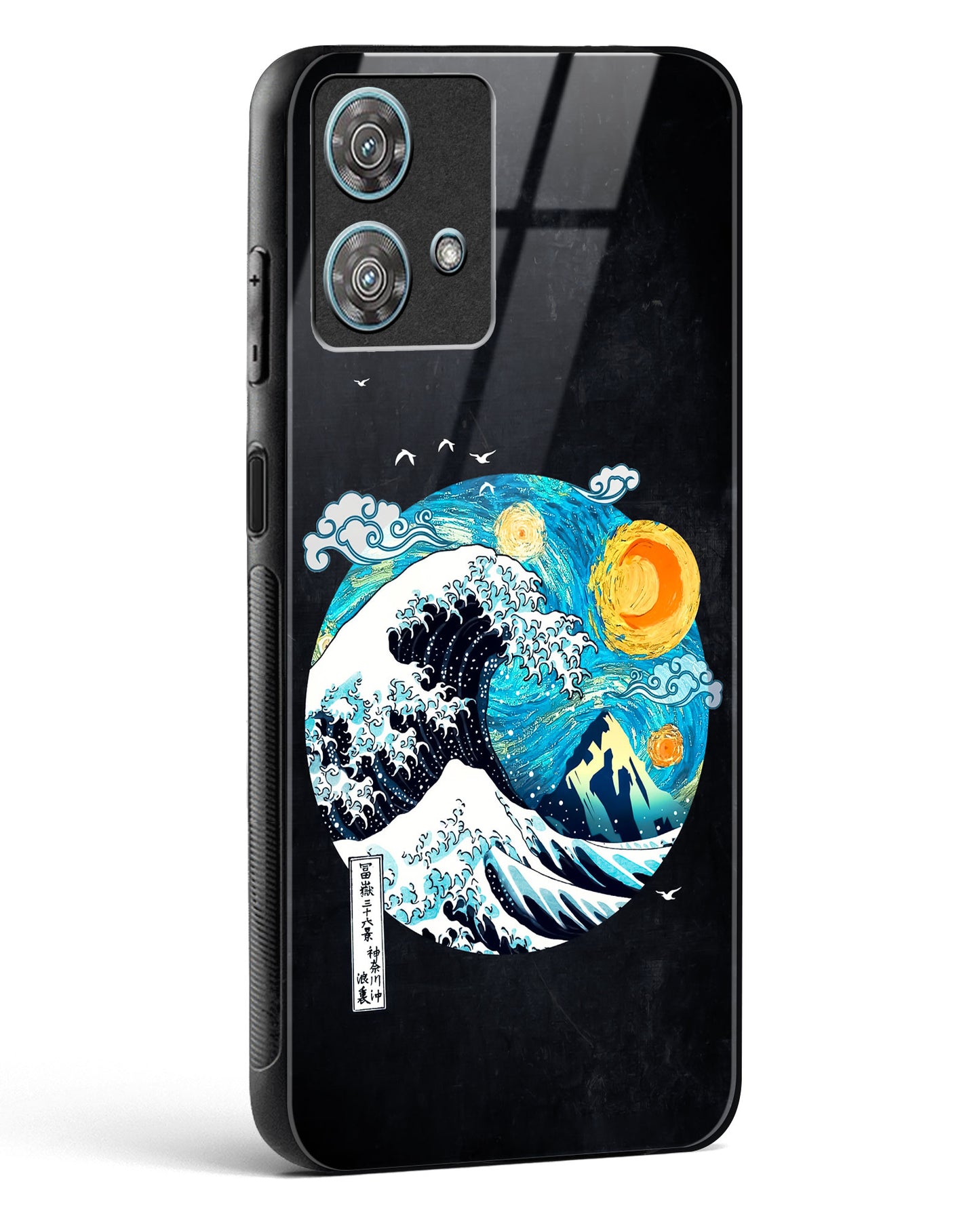 Starry Wave Glass Phone Case-Motorola Edge 40 Neo