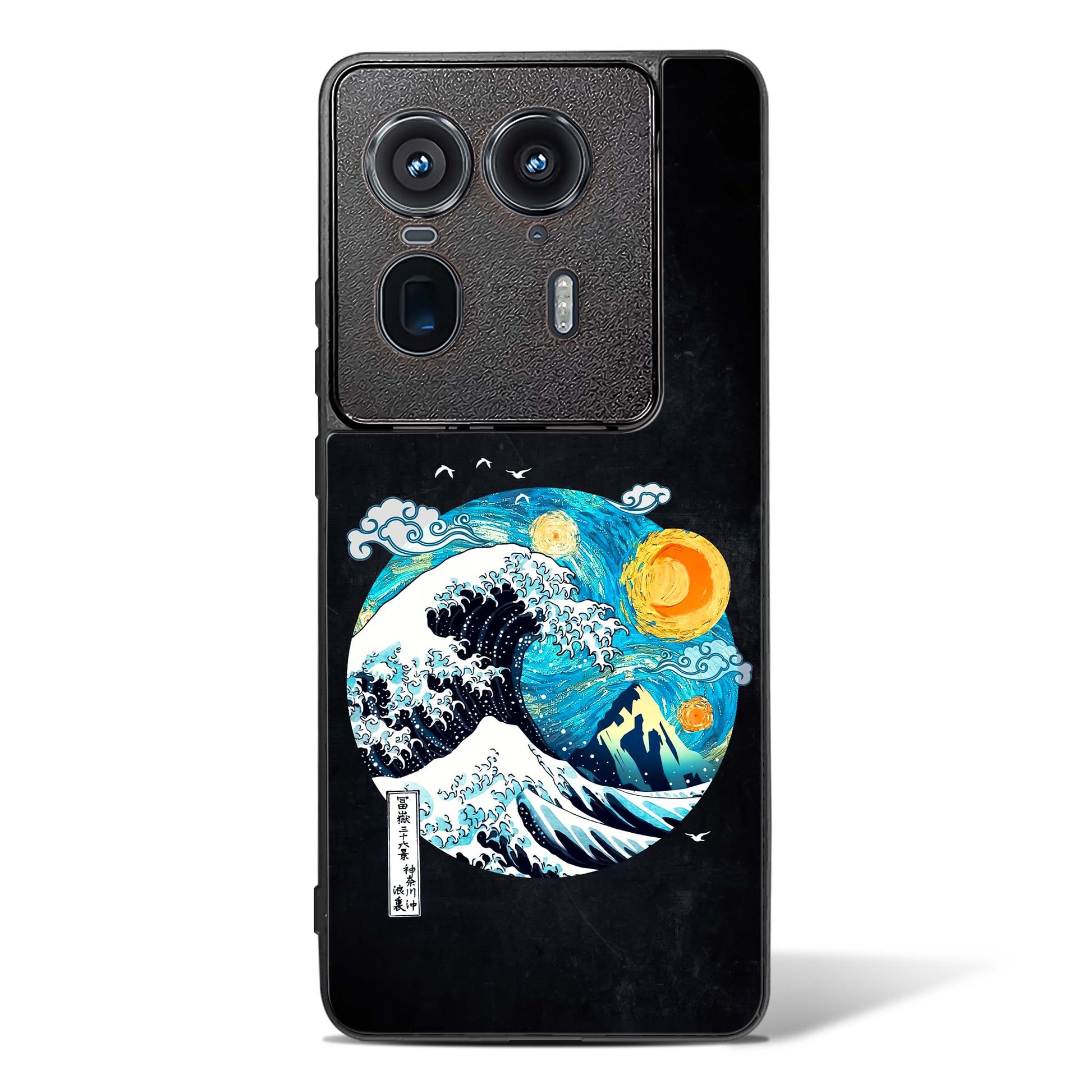 Starry Wave Glass Phone Case-Motorola Edge 50 Ultra
