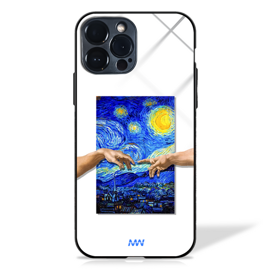 Starry Night Van Gogh's Inspired GLASS CASE -  - MW Stuffs - 