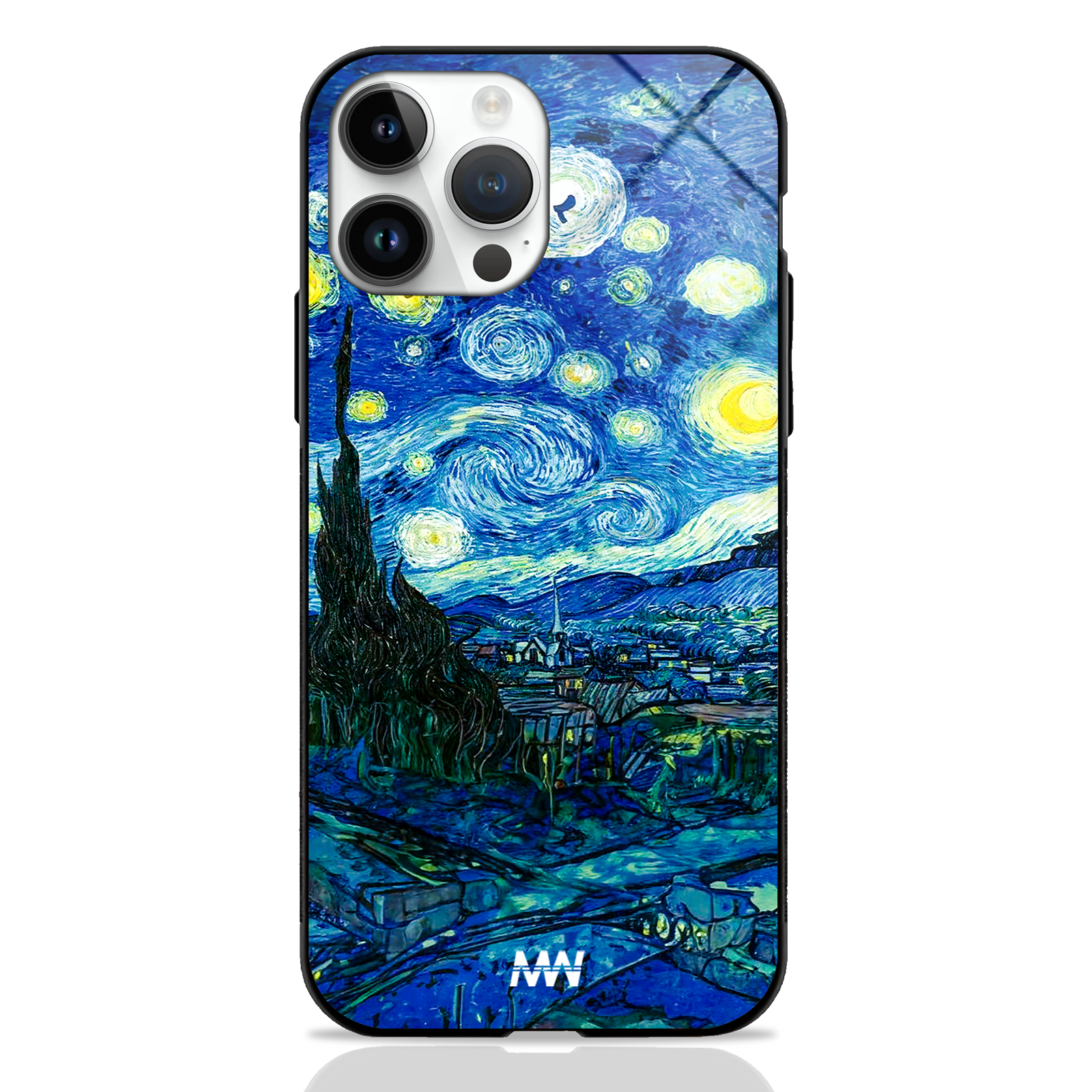 Starry Nights Art Premium Glass Case -  - MW Stuffs - 