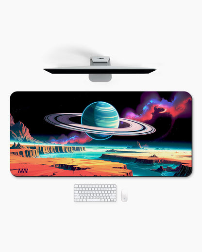 Stellar Rift Rings of the Unknown Desk Mat