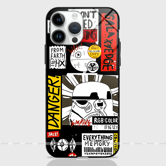 Sticker Art Premium Glass Case -  - MW Stuffs - 