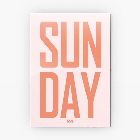 Sun Day Metal-Poster