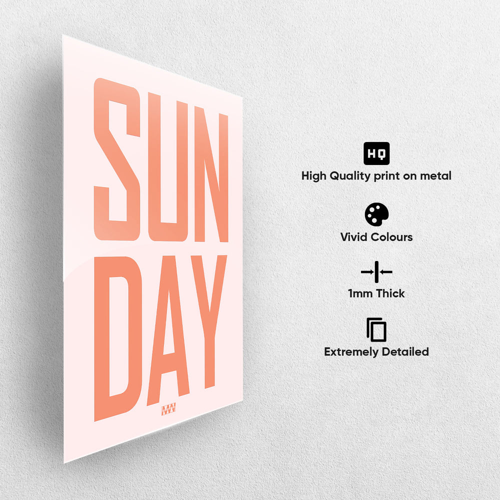 Sun Day Metal-Poster
