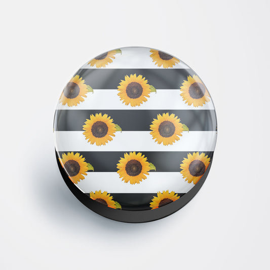Sunflower and Stripes Gloss Pop Holder