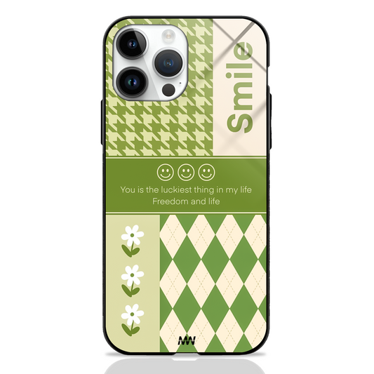 Sunny Smiles Premium Glass Case -  - MW Stuffs - 