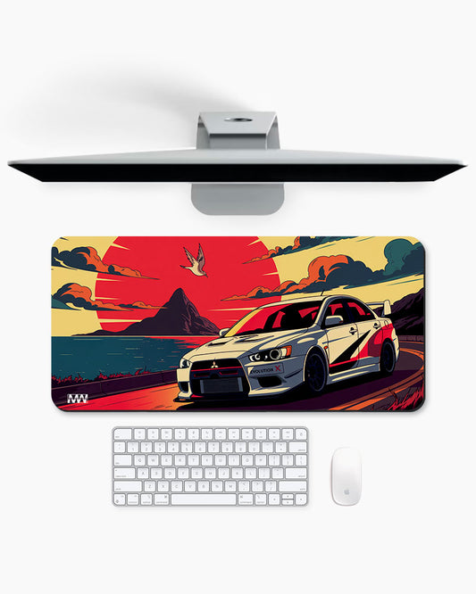 Sunset Drift Desk Mat