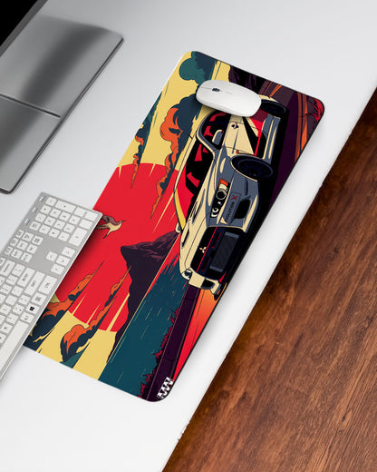 Sunset Drift Desk Mat