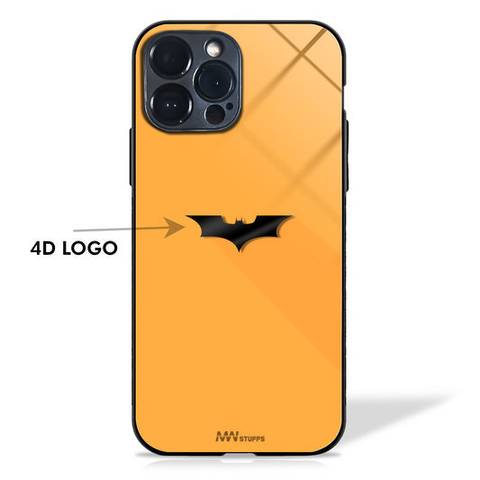 4D Superhero Logo Premium GLASS CASE