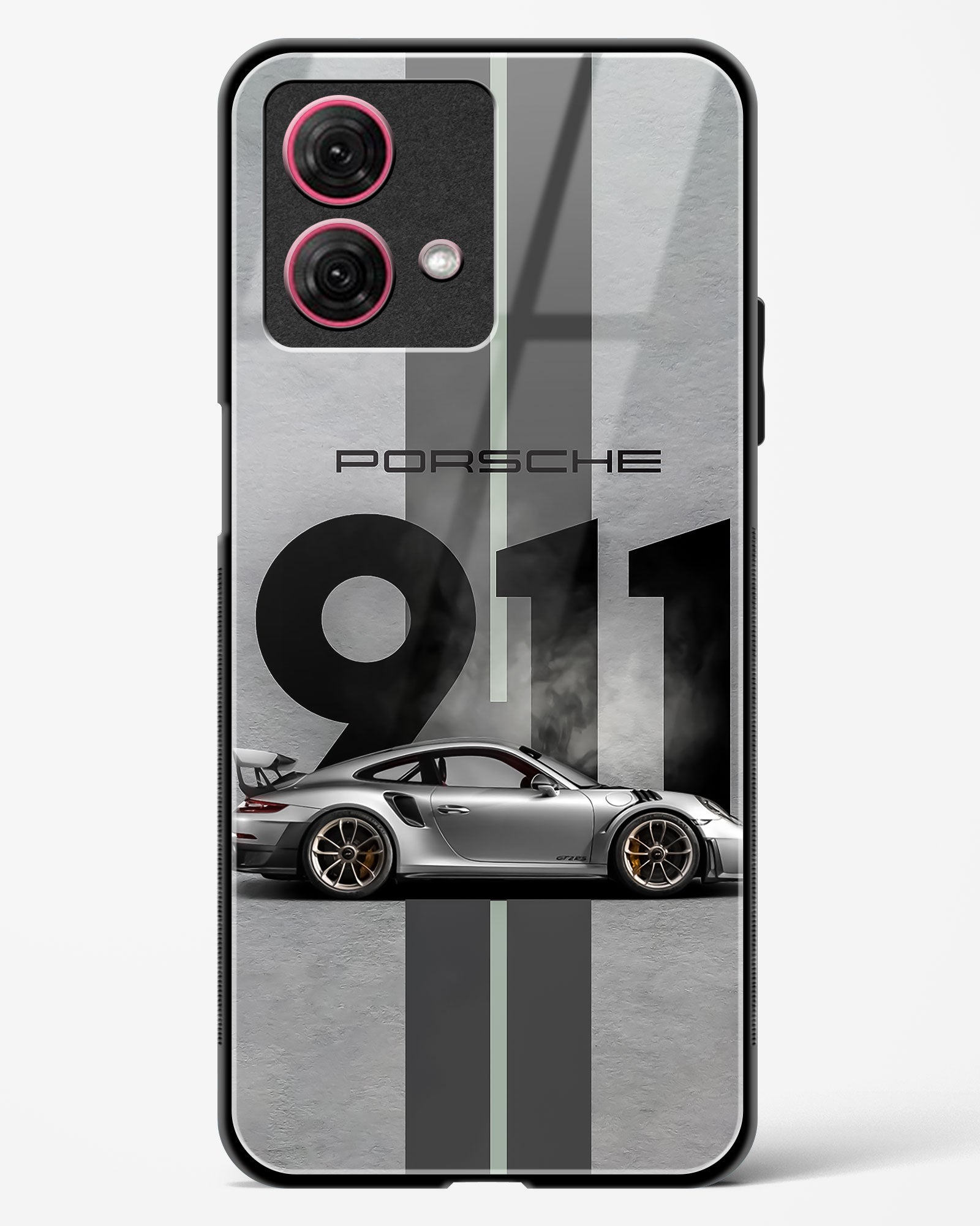 Super Car 911 Glass Phone Case-Moto G84 5G