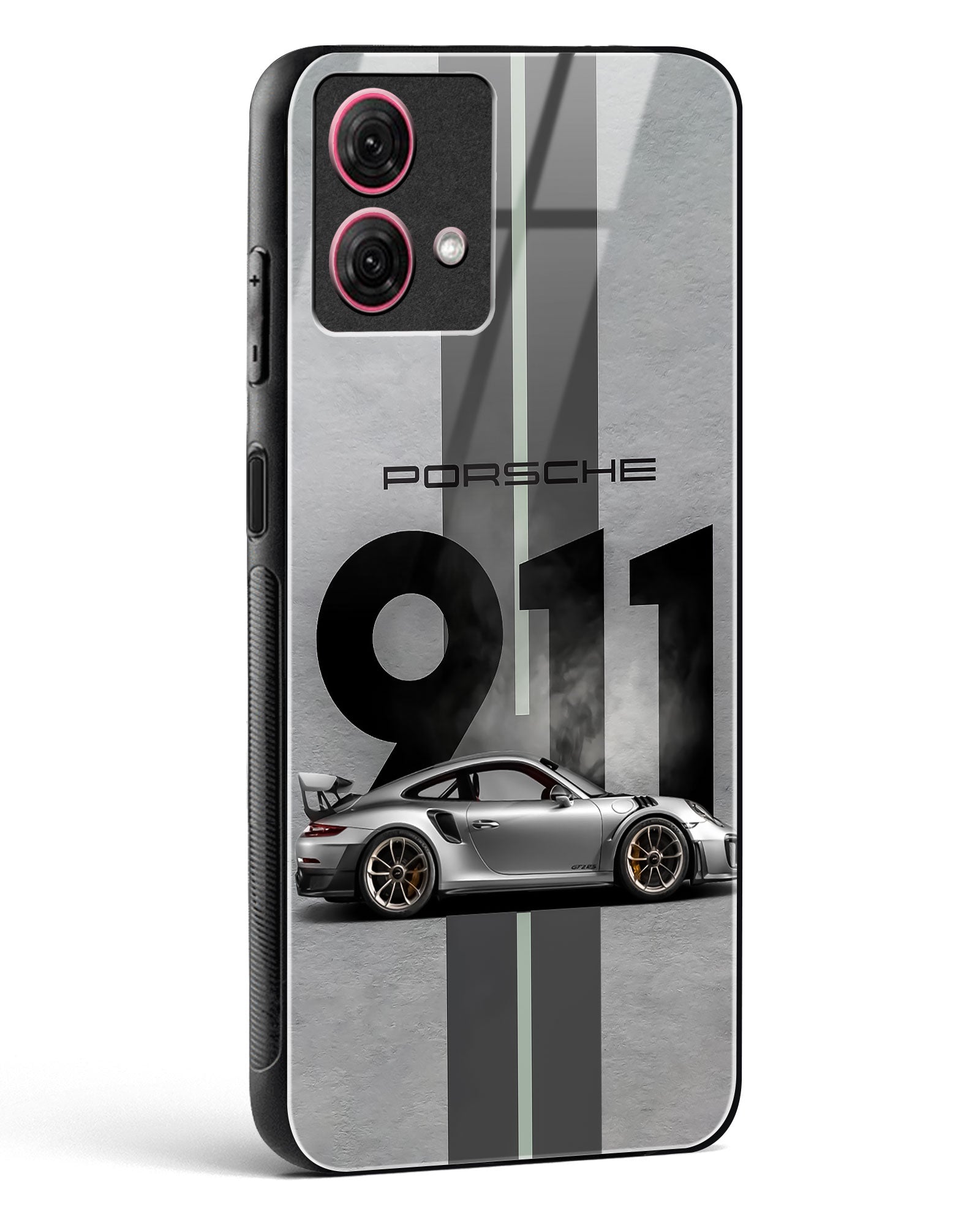 Super Car 911 Glass Phone Case-Moto G84 5G