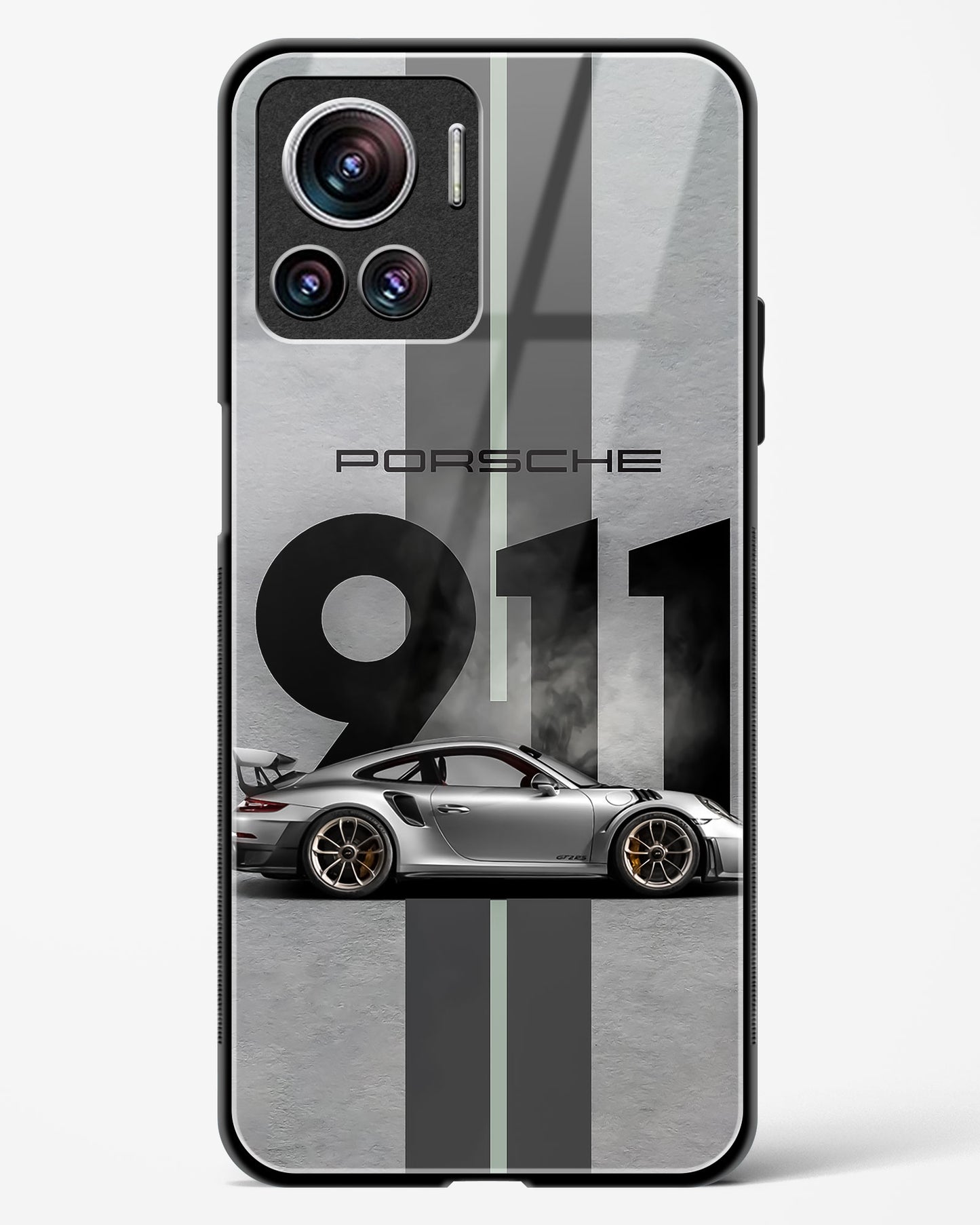 Super Car 911 Glass Phone Case-Motorola Edge 30 Ultra