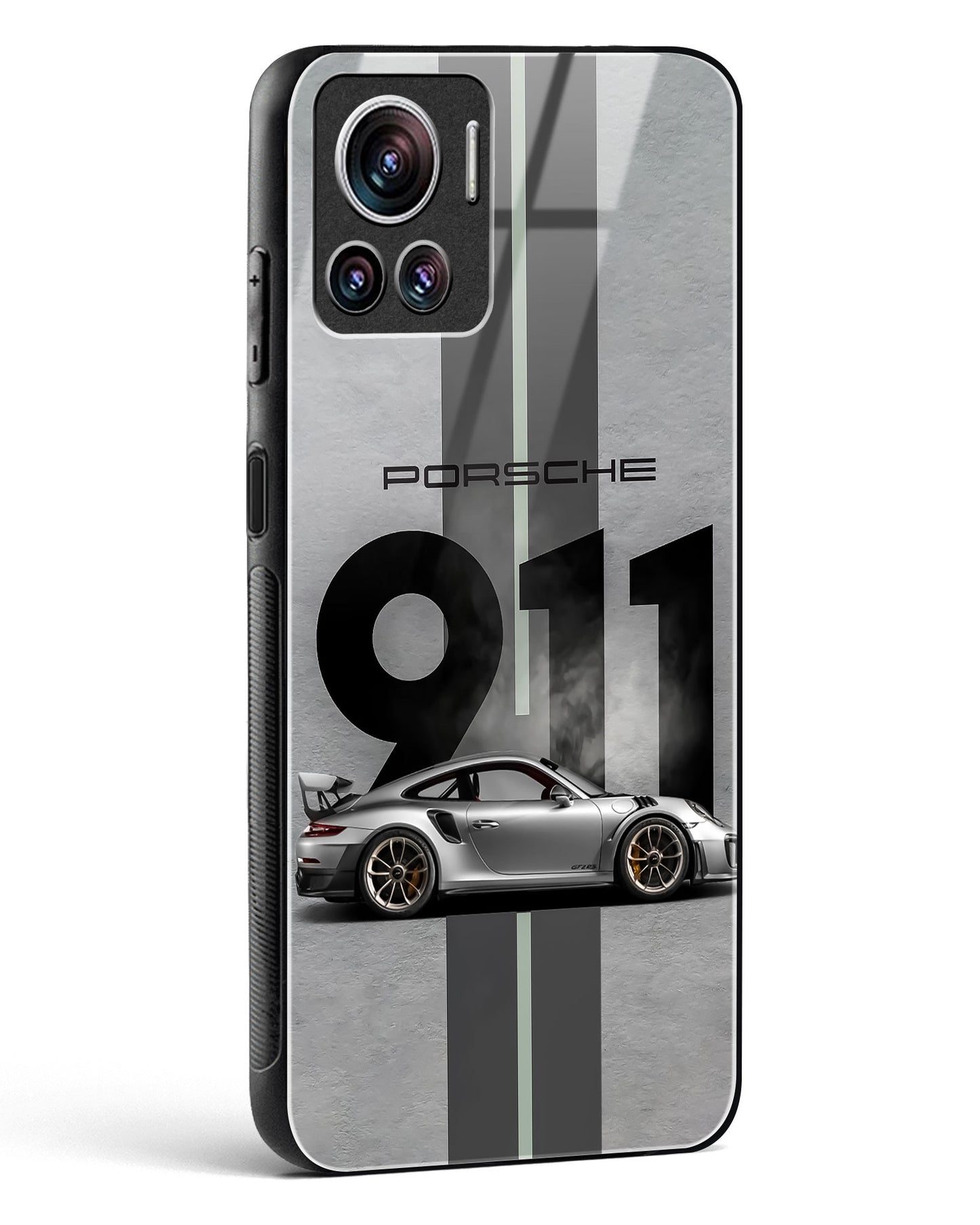 Super Car 911 Glass Phone Case-Motorola Edge 30 Ultra
