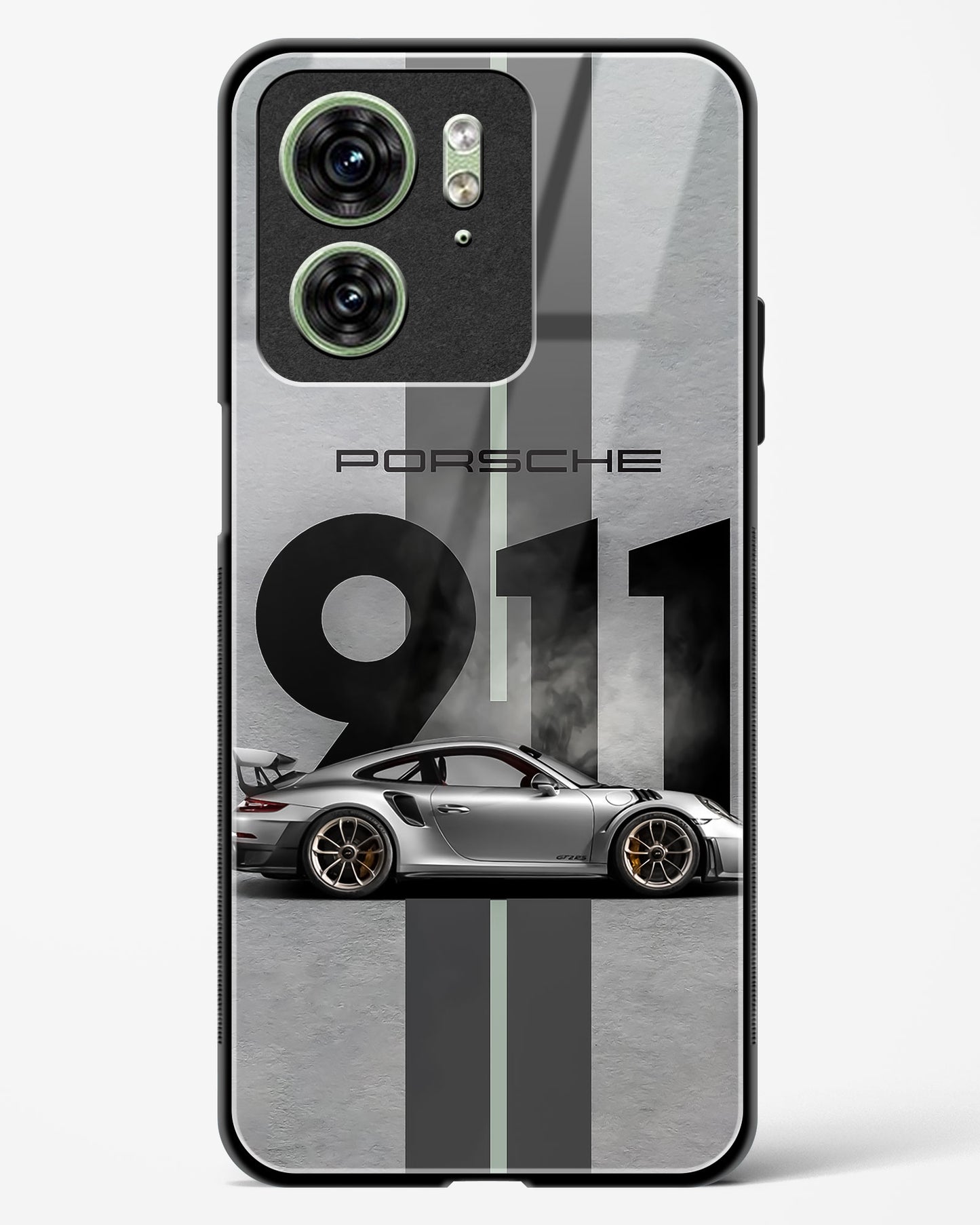 Super Car 911 Glass Phone Case-Motorola Edge 40