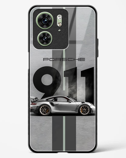 Super Car 911 Glass Phone Case-Motorola Edge 40