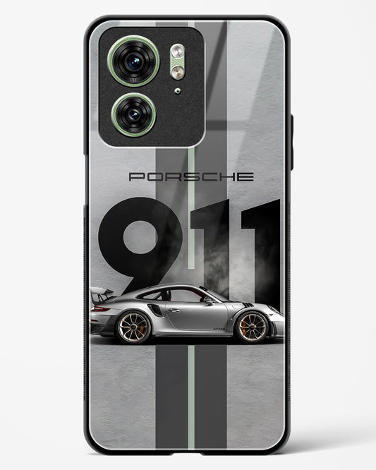 Super Car 911 Glass Phone Case-Motorola Edge 40