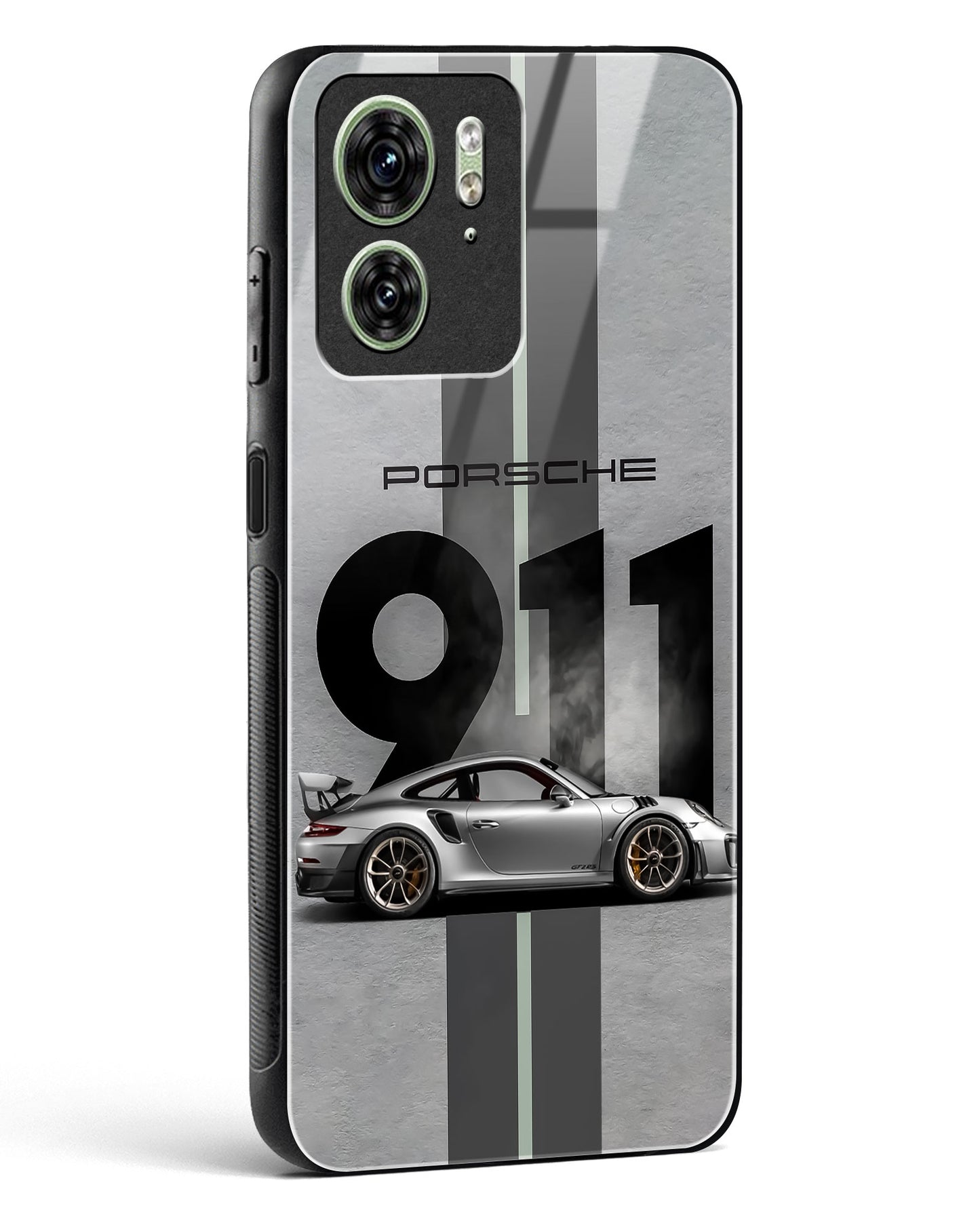 Super Car 911 Glass Phone Case-Motorola Edge 40