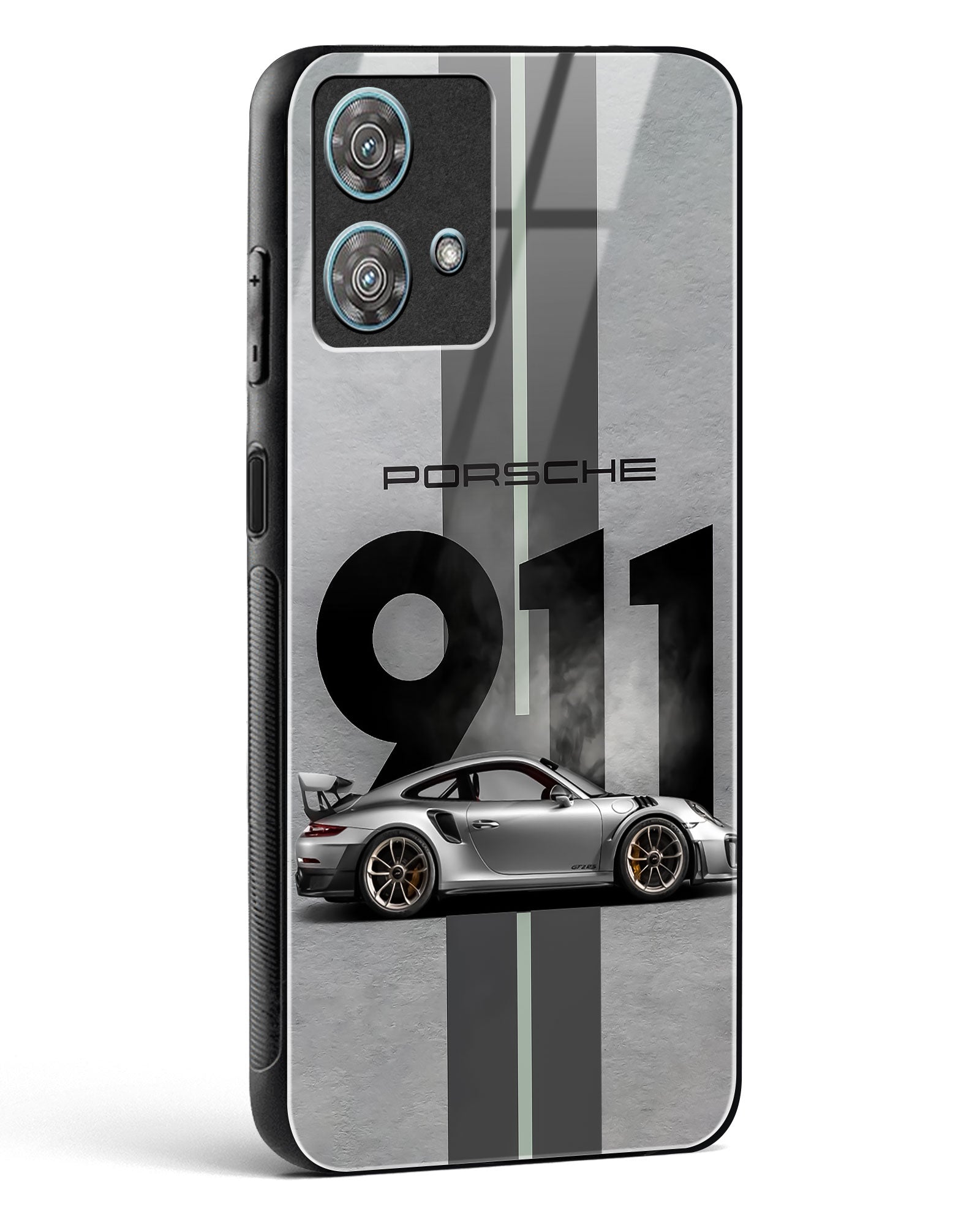Super Car 911 Glass Phone Case-Motorola Edge 40 Neo