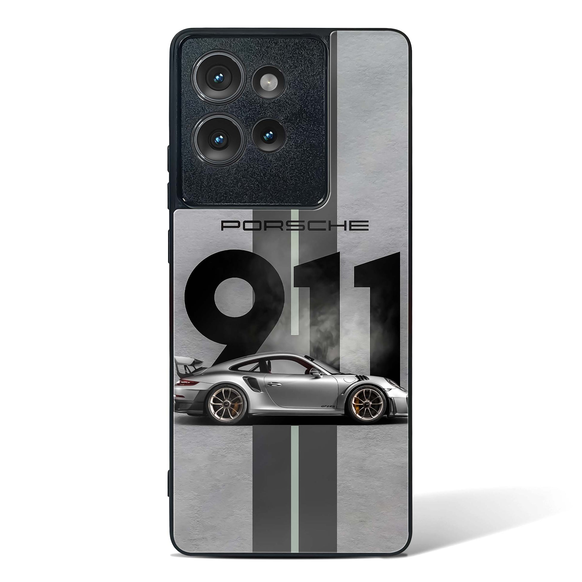 Super Car 911 Glass Phone Case-Motorola Edge 50