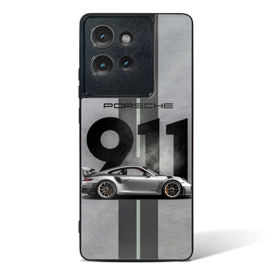 Super Car 911 Glass Phone Case-Motorola Edge 50