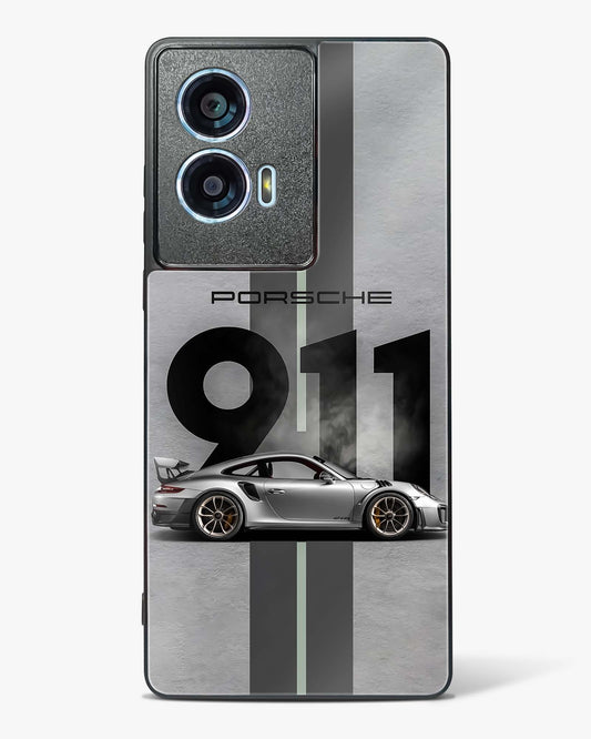 Super Car 911 Glass Phone Case-Motorola Edge 50 Fusion
