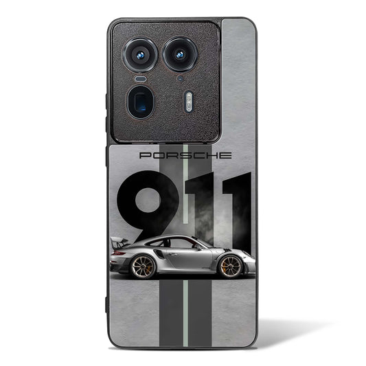 Super Car 911 Glass Phone Case-Motorola Edge 50 Ultra