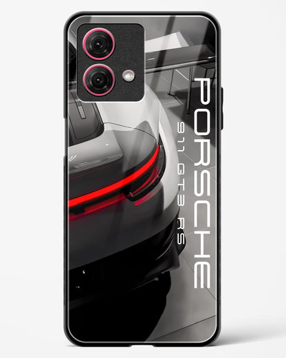 Super Car Racking Glass Phone Case-Moto G84 5G
