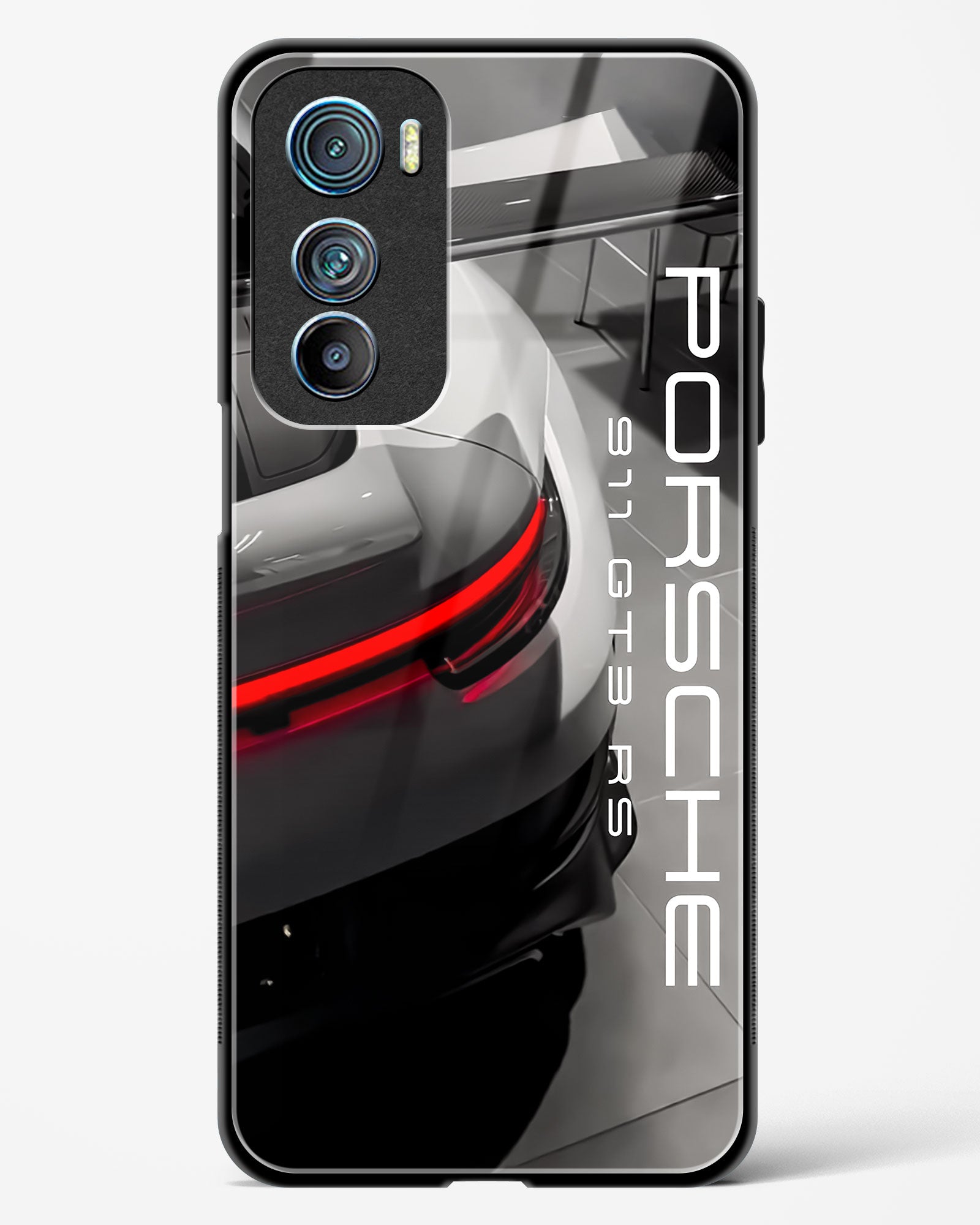 Super Car Racking Glass Phone Case-Motorola Edge 30