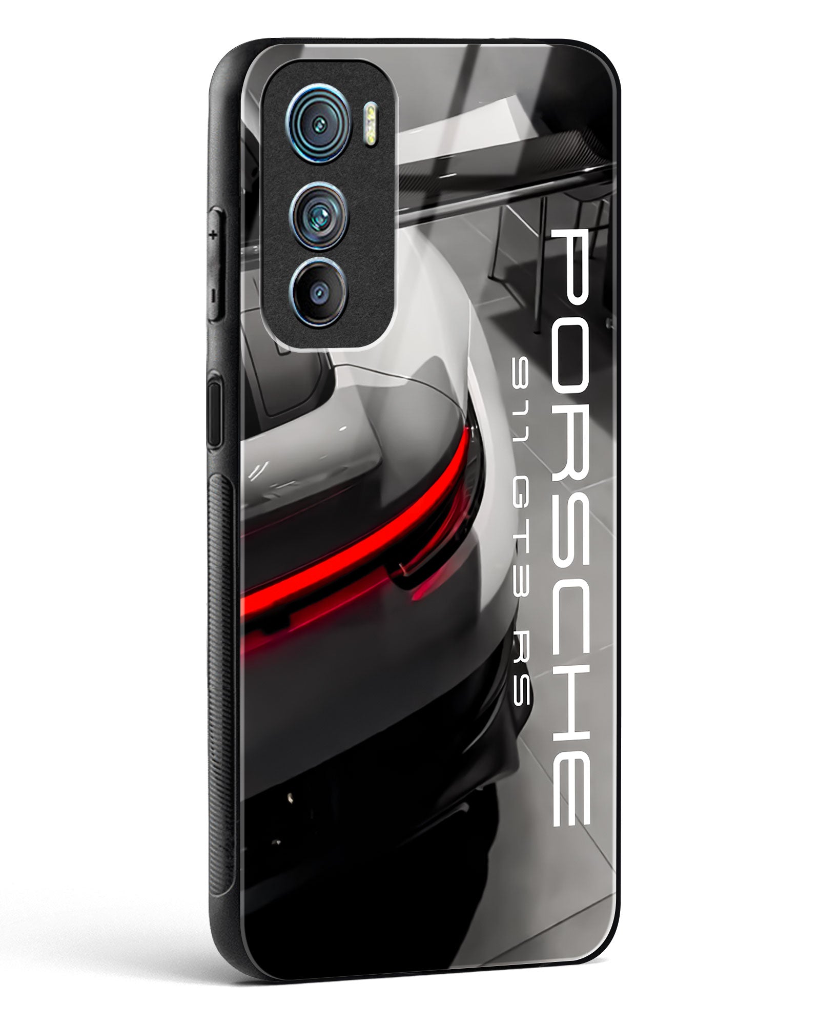 Super Car Racking Glass Phone Case-Motorola Edge 30