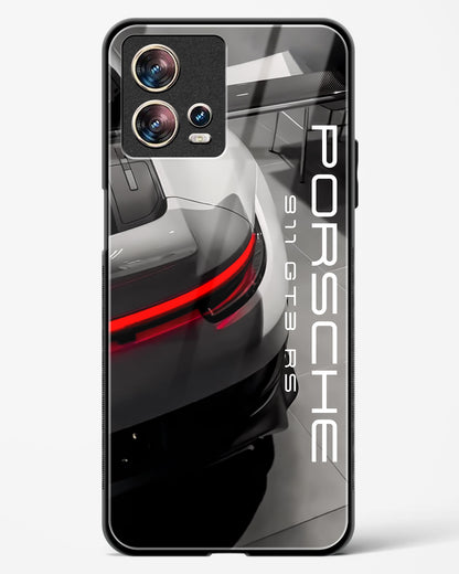 Super Car Racking Glass Phone Case-Motorola Edge 30 Fusion