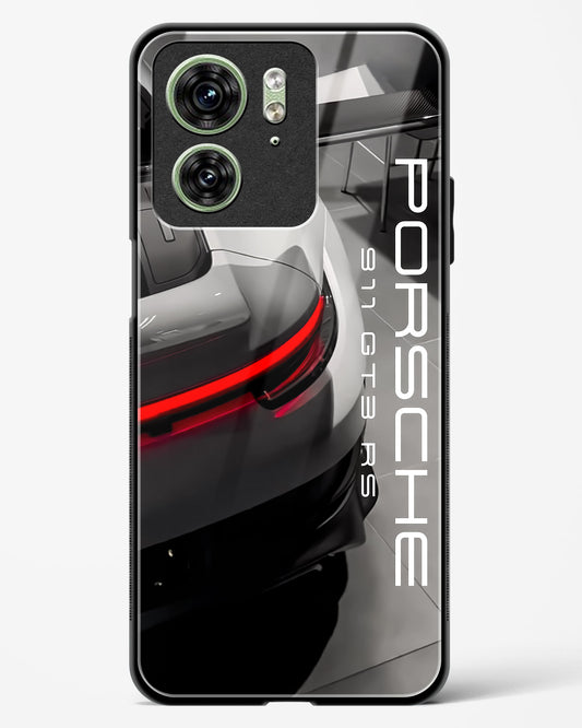 Super Car Racking Glass Phone Case-Motorola Edge 40