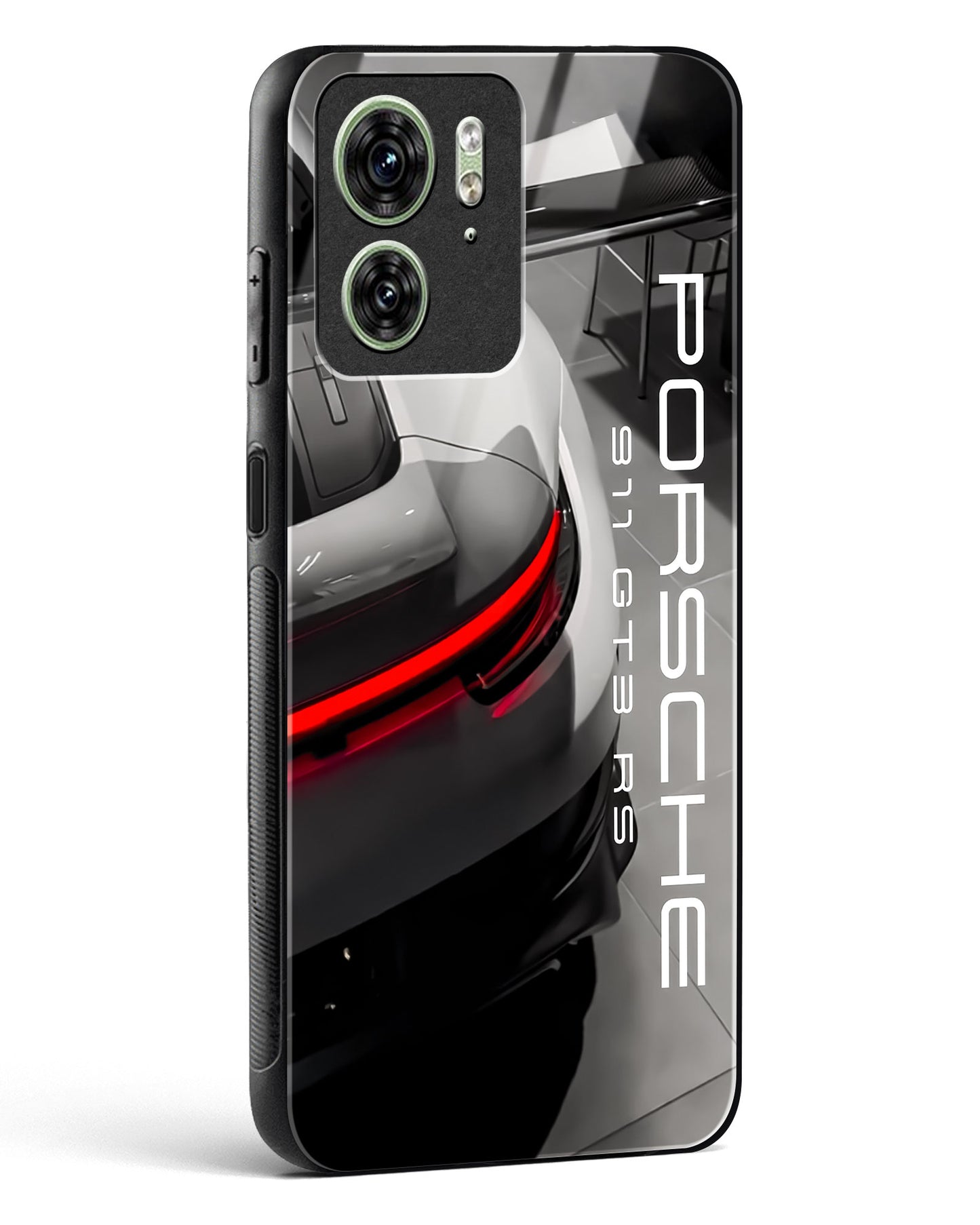 Super Car Racking Glass Phone Case-Motorola Edge 40