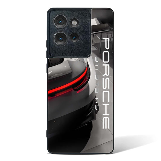 Super Car Racking Glass Phone Case-Motorola Edge 50