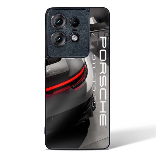 Super Car Racking Glass Phone Case-Motorola Edge 50 Pro