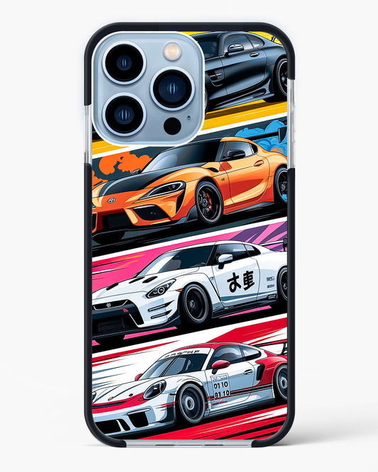 Super Cars Collage Impact Drop Protection Case