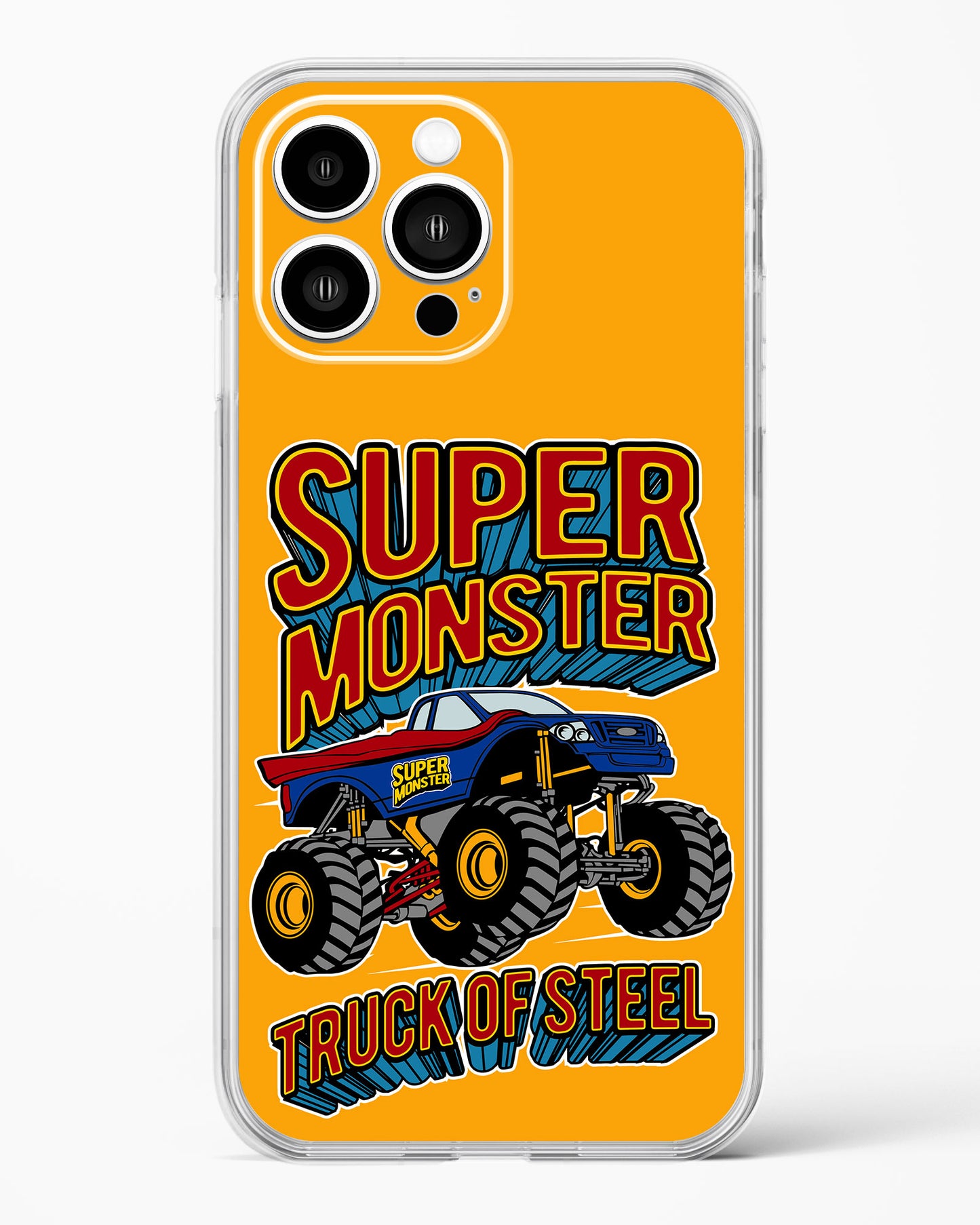 Super Monster Truck Clear Silicone Case