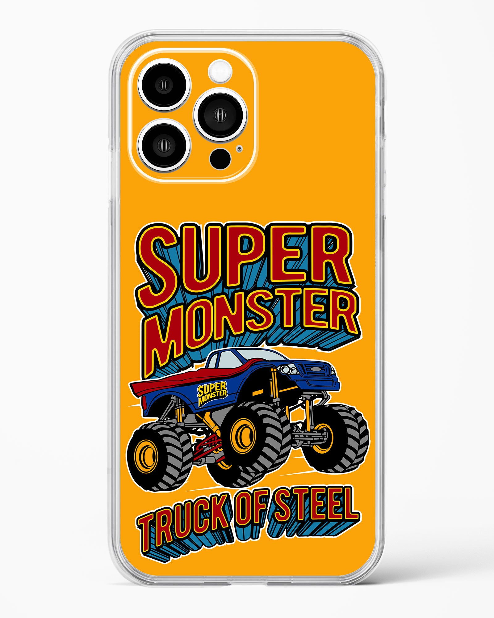 Super Monster Truck Clear Silicone Case