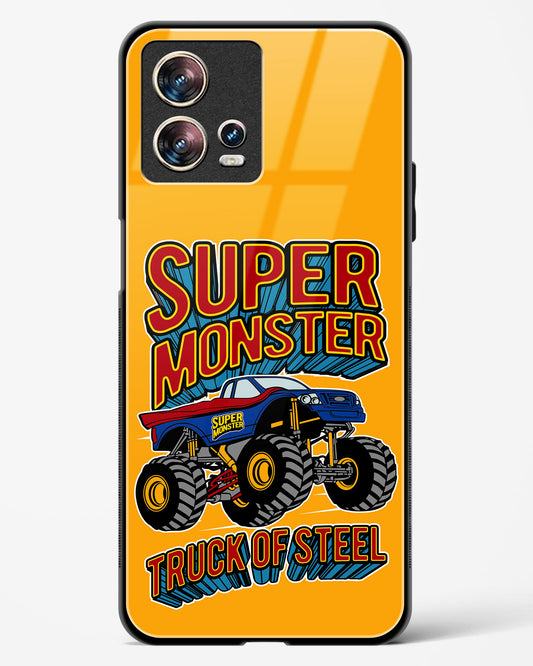 Super Monster Truck Glass Phone Case-Motorola Edge 30 Fusion