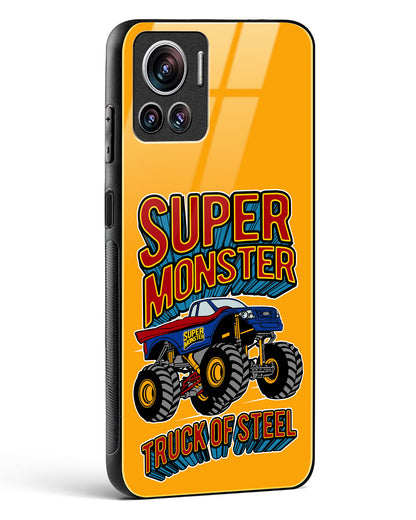 Super Monster Truck Glass Phone Case-Motorola Edge 30 Ultra