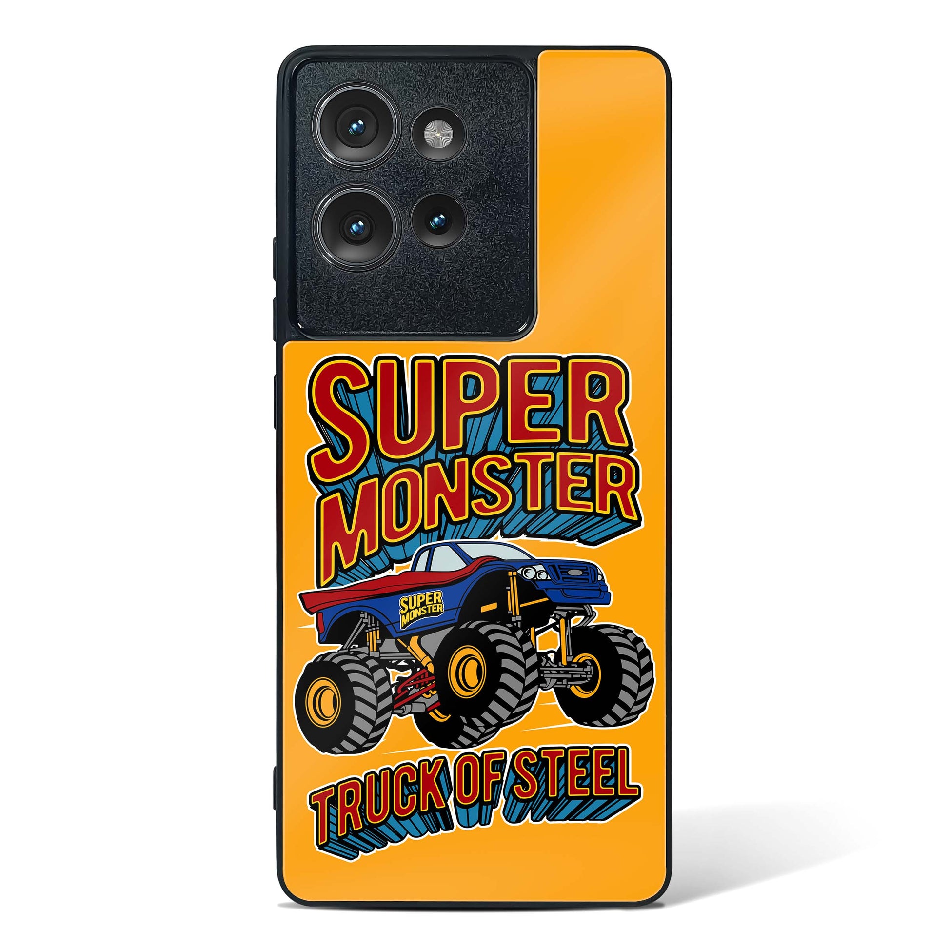 Super Monster Truck Glass Phone Case-Motorola Edge 50