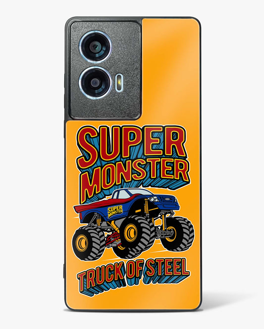 Super Monster Truck Glass Phone Case-Motorola Edge 50 Fusion