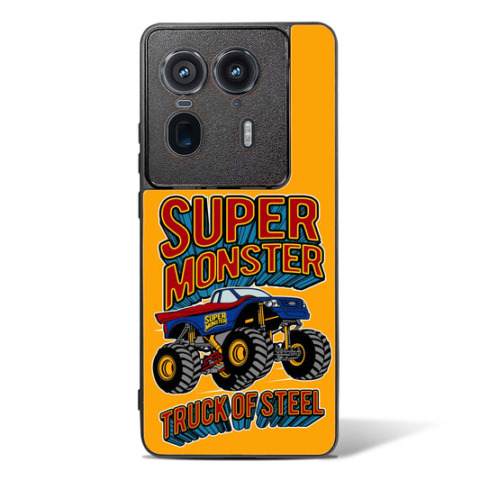 Super Monster Truck Glass Phone Case-Motorola Edge 50 Ultra