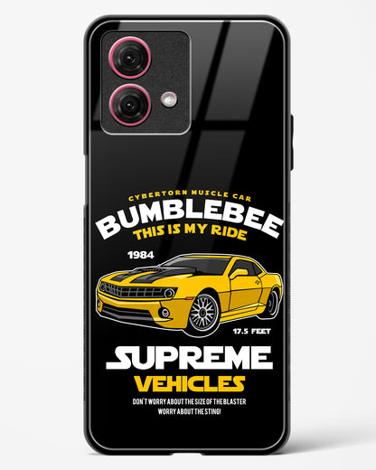 Supreme Vehicles Bumblebee Glass Phone Case-Moto G84 5G
