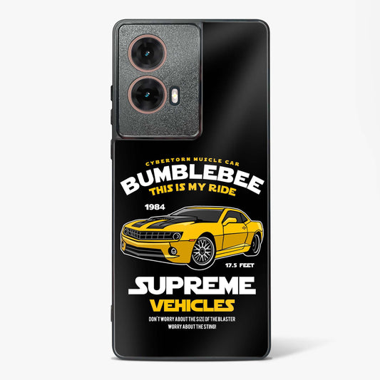 Supreme Vehicles Bumblebee Glass Phone Case-Moto G85 5G