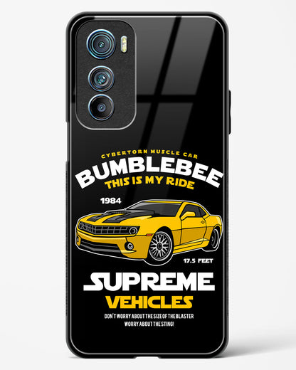 Supreme Vehicles Bumblebee Glass Phone Case-Motorola Edge 30