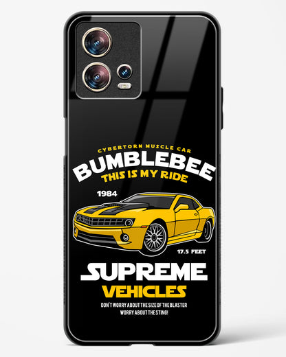 Supreme Vehicles Bumblebee Glass Phone Case-Motorola Edge 30 Fusion