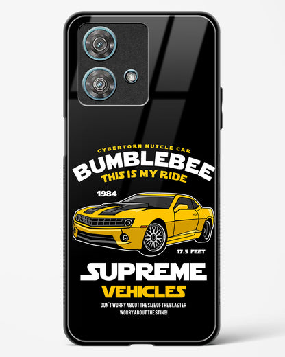 Supreme Vehicles Bumblebee Glass Phone Case-Motorola Edge 40 Neo