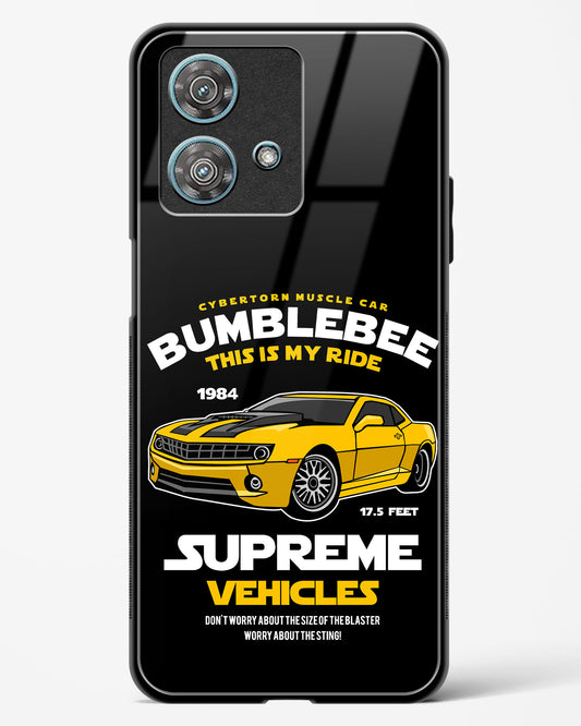 Supreme Vehicles Bumblebee Glass Phone Case-Motorola Edge 40 Neo
