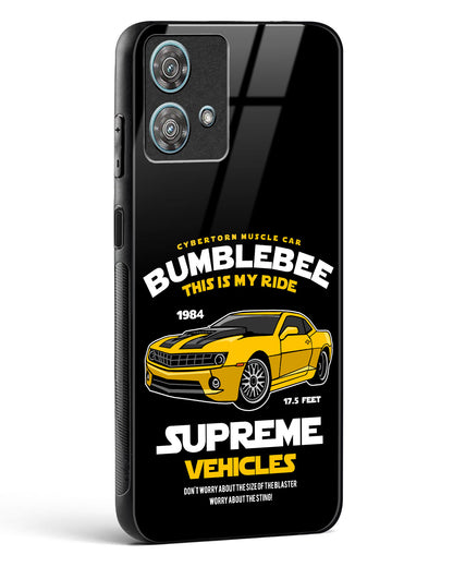 Supreme Vehicles Bumblebee Glass Phone Case-Motorola Edge 40 Neo